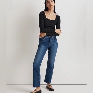 Madewell Kickout Crop Jeans